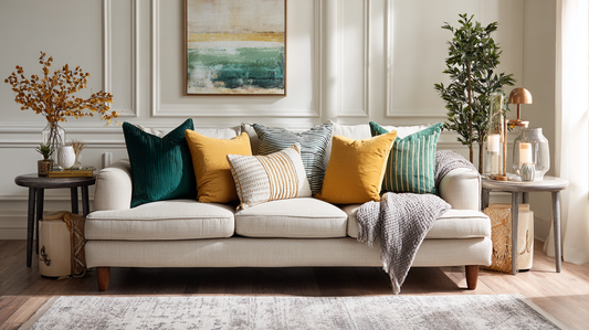 How to Style Throw Pillows by Color