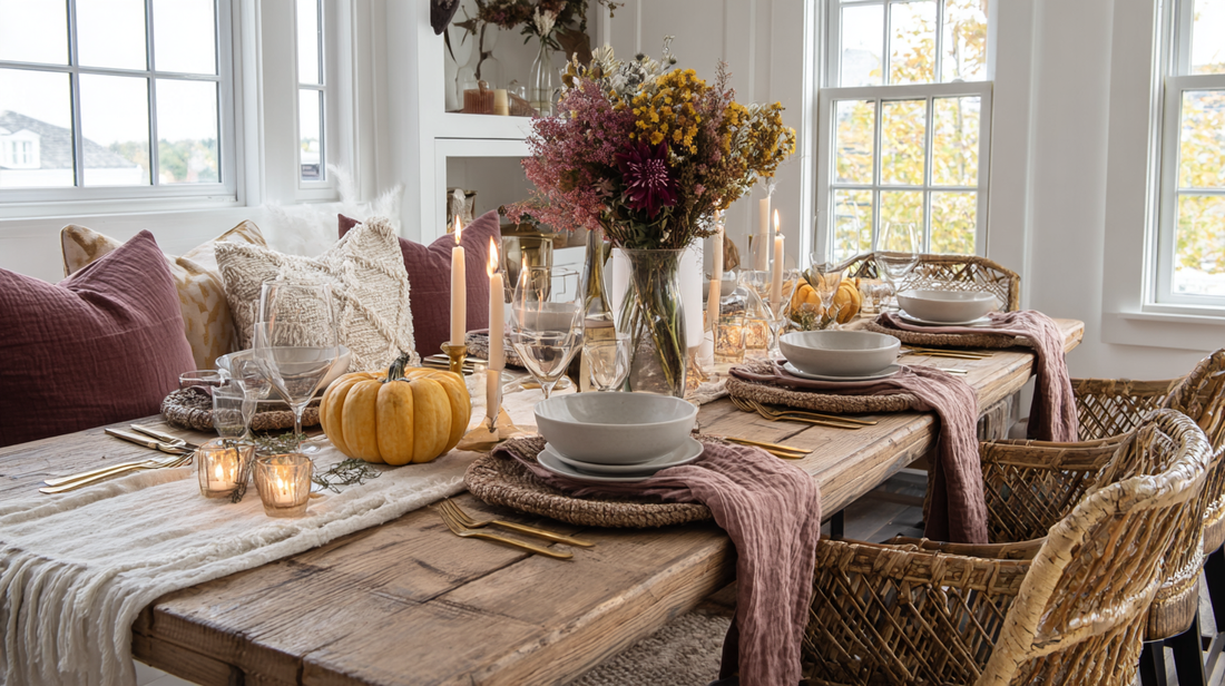 Cozy Dining Room Transitions for Early Fall