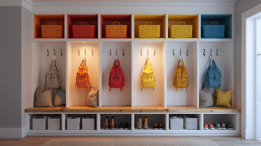 Back-to-School Mudroom Organization