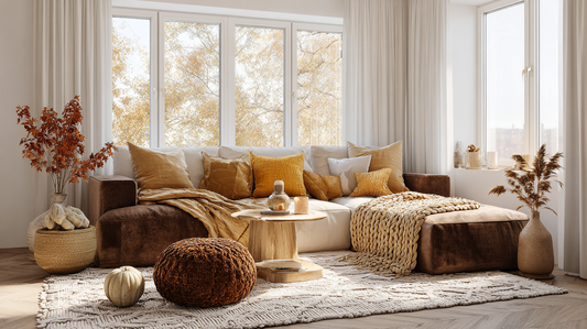Fall-Ready Living Rooms: Transition with Color